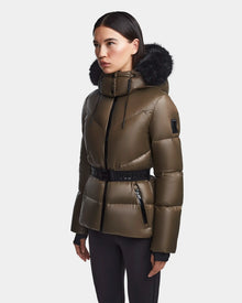 Women | CHRISTELLE S Down Puffer | Light Olive