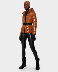 Women | MIKKY F Down Puffer | Dark Camel