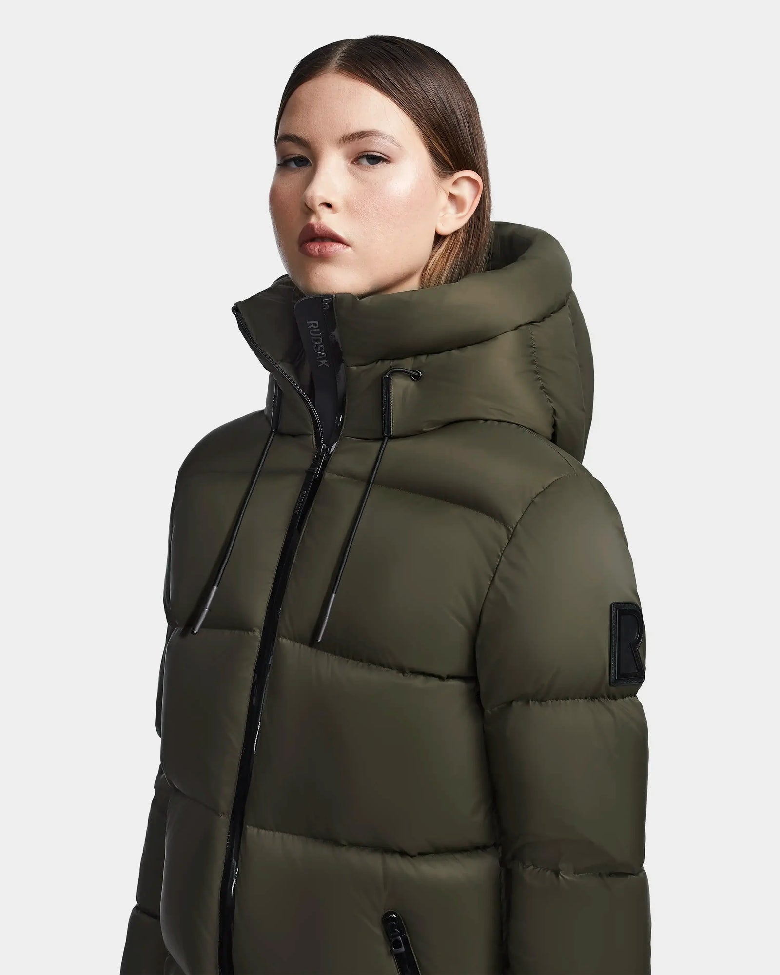 Women | RITA M Down Puffer | Light Olive