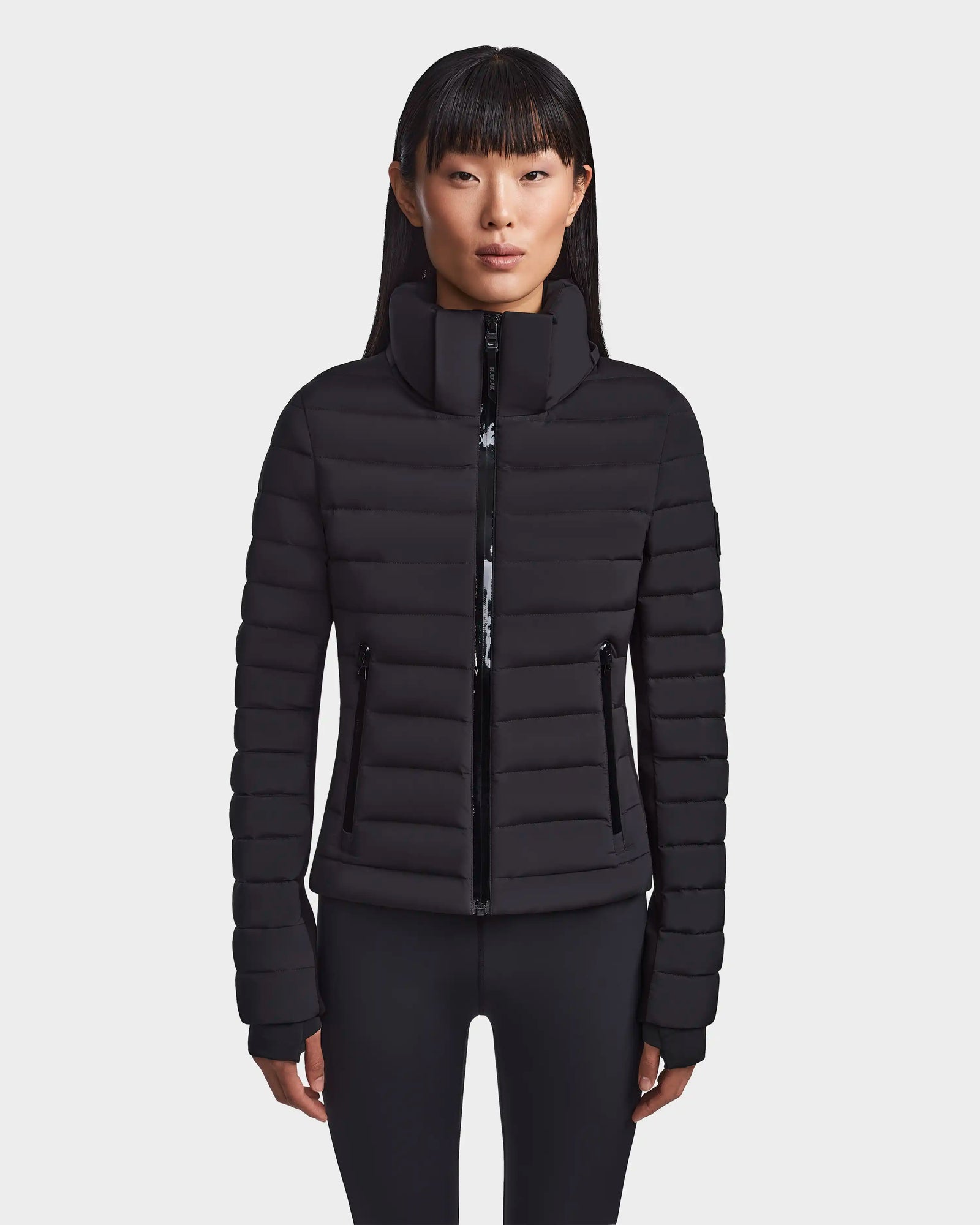 Women | MARYA M Hybrid Lightweight Down Jacket | Black