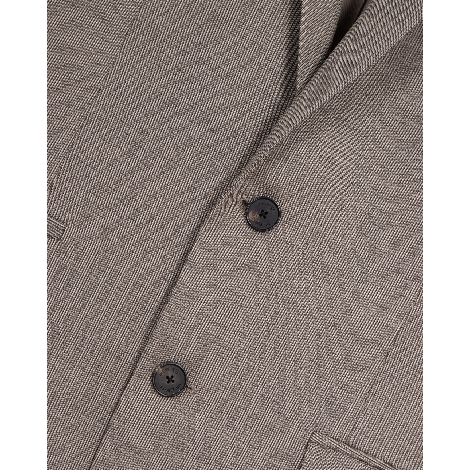 Wool Suit Jacket | Men | Beige