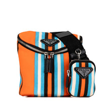 Prada | Pre-Owned Canapa Baiadera Crossbody Bag | Orange