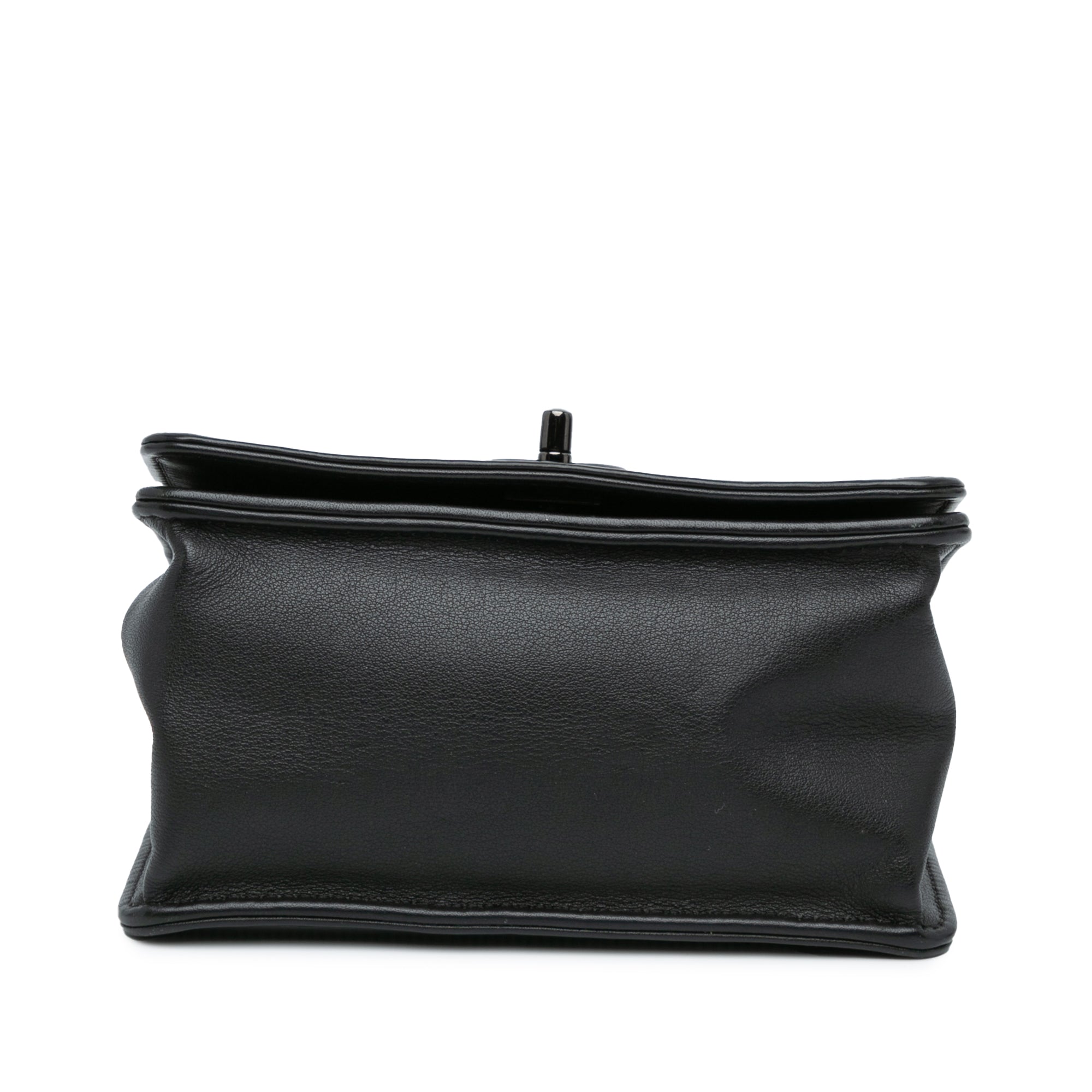 Chanel | Pre-Owned Mini Calfskin Propeller Flap | Black