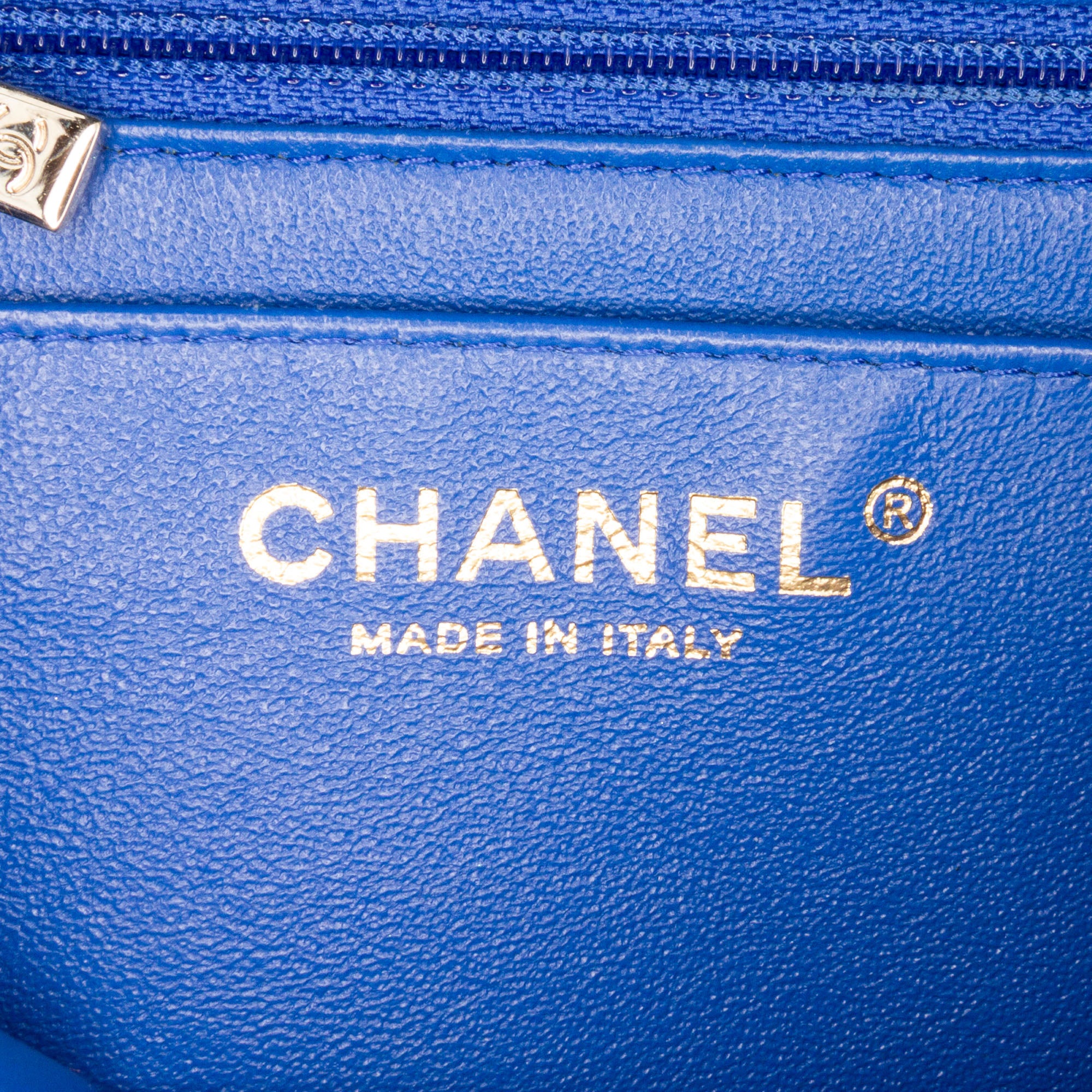 Chanel | Pre-Owned Mini Square Classic Lambskin Single Flap | Blue