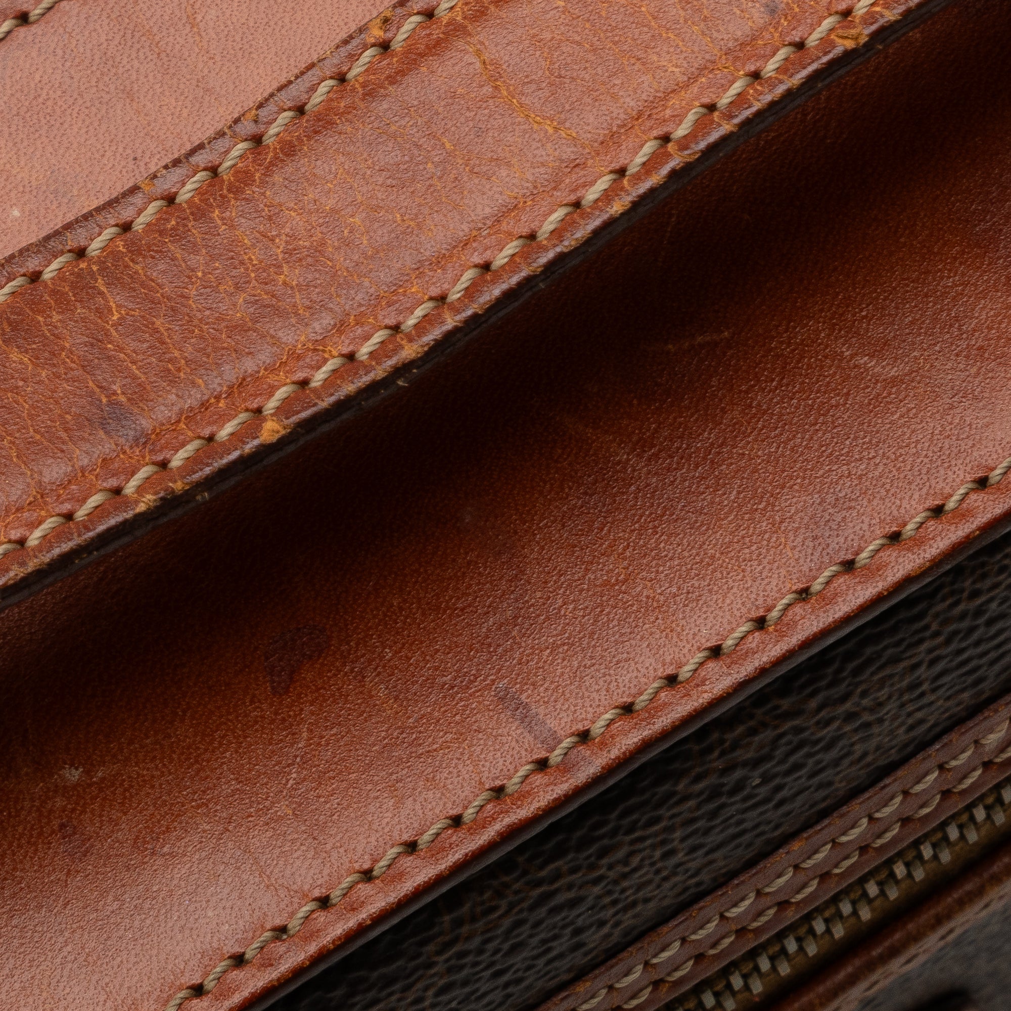 Celine | Pre-Owned Macadam Vanity | Brown