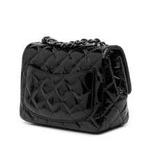 Chanel | Pre-Owned Mini Square Classic Patent Single Flap - V | Black
