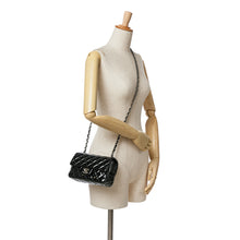 Chanel | Pre-Owned Mini Rectangular Classic Patent Single Flap | Black