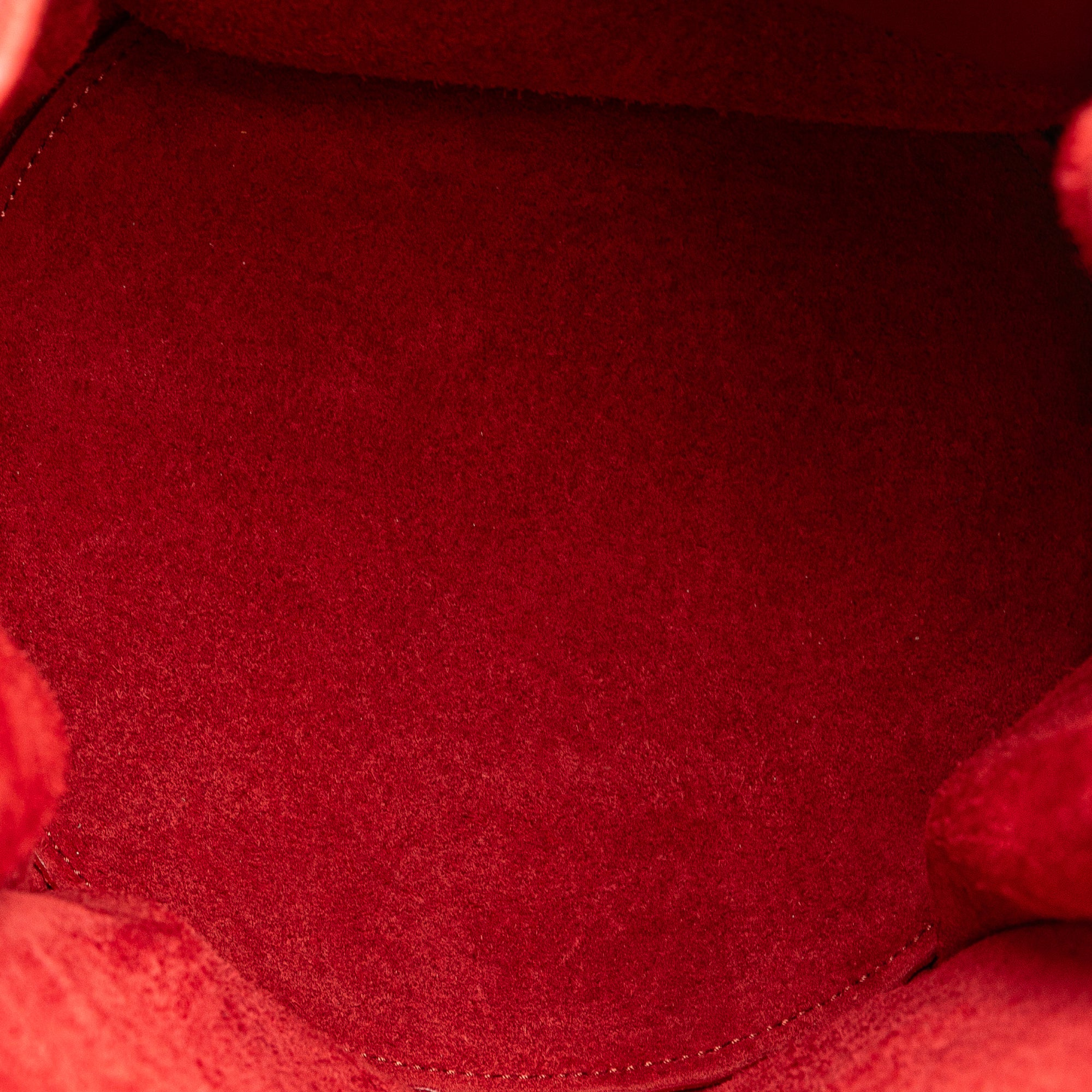 Celine | Pre-Owned Leather Big Bag Bucket Crossbody - III | Red