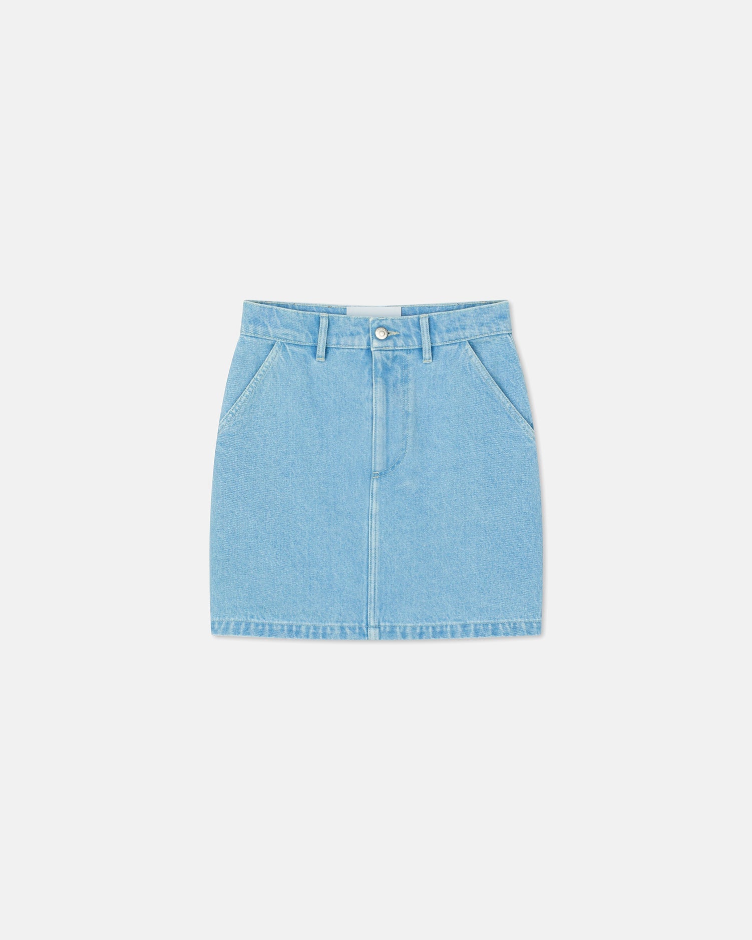 Womens | Zazou Denim Mini Skirt | Sun Bleach