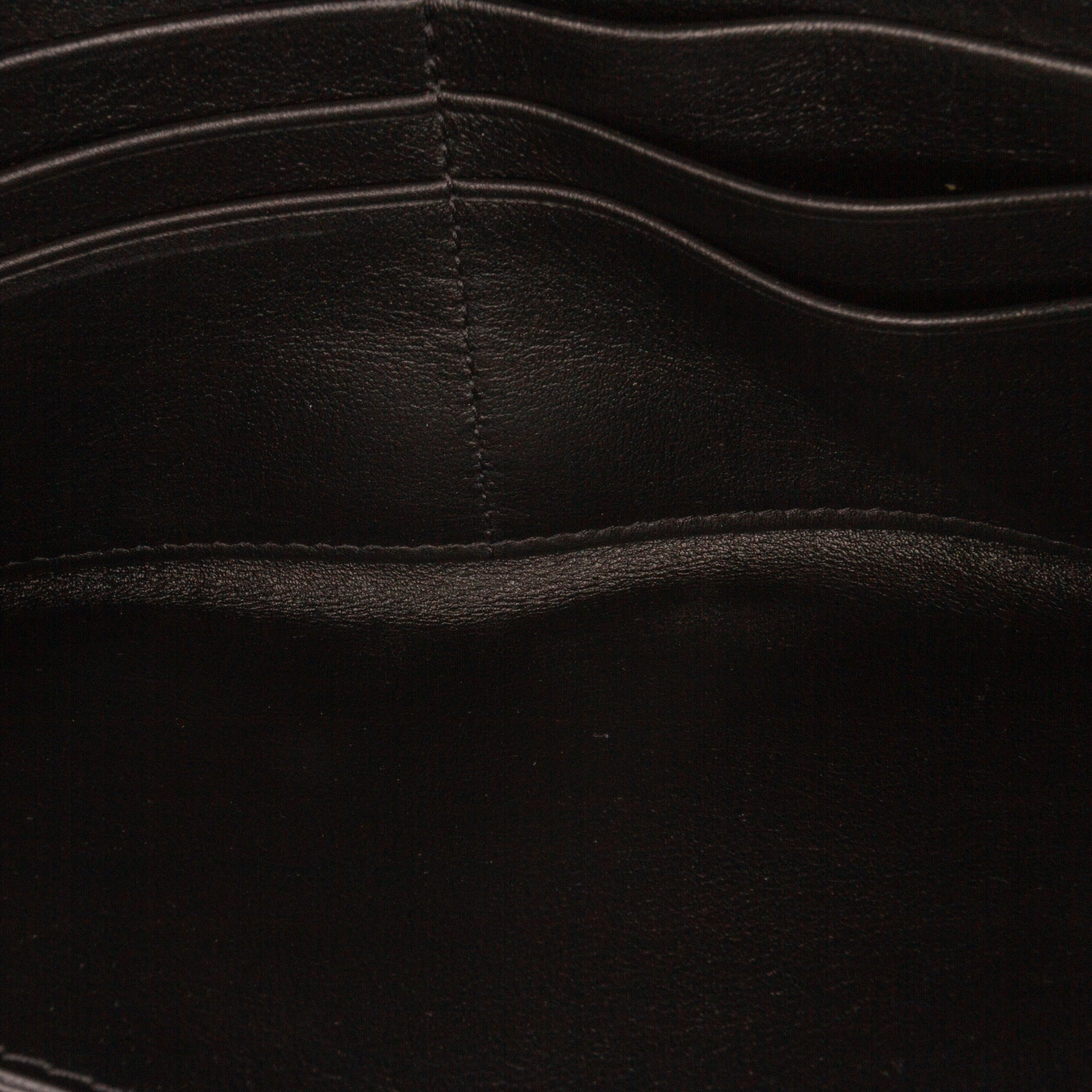 Valentino | Pre-Owned Studded Zip Around Wallet | Black