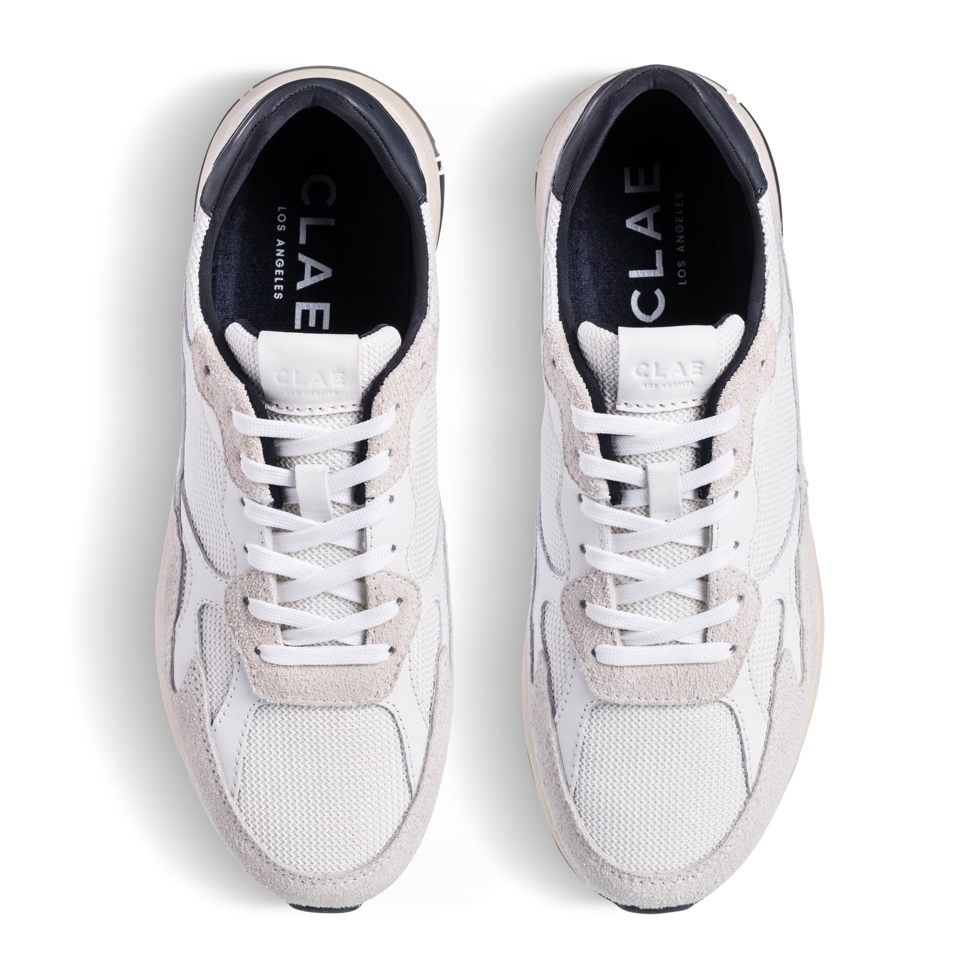 Womens | Zuma | White Leather Navy