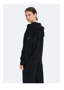 Zip Up Hoodie with Pockets | Black