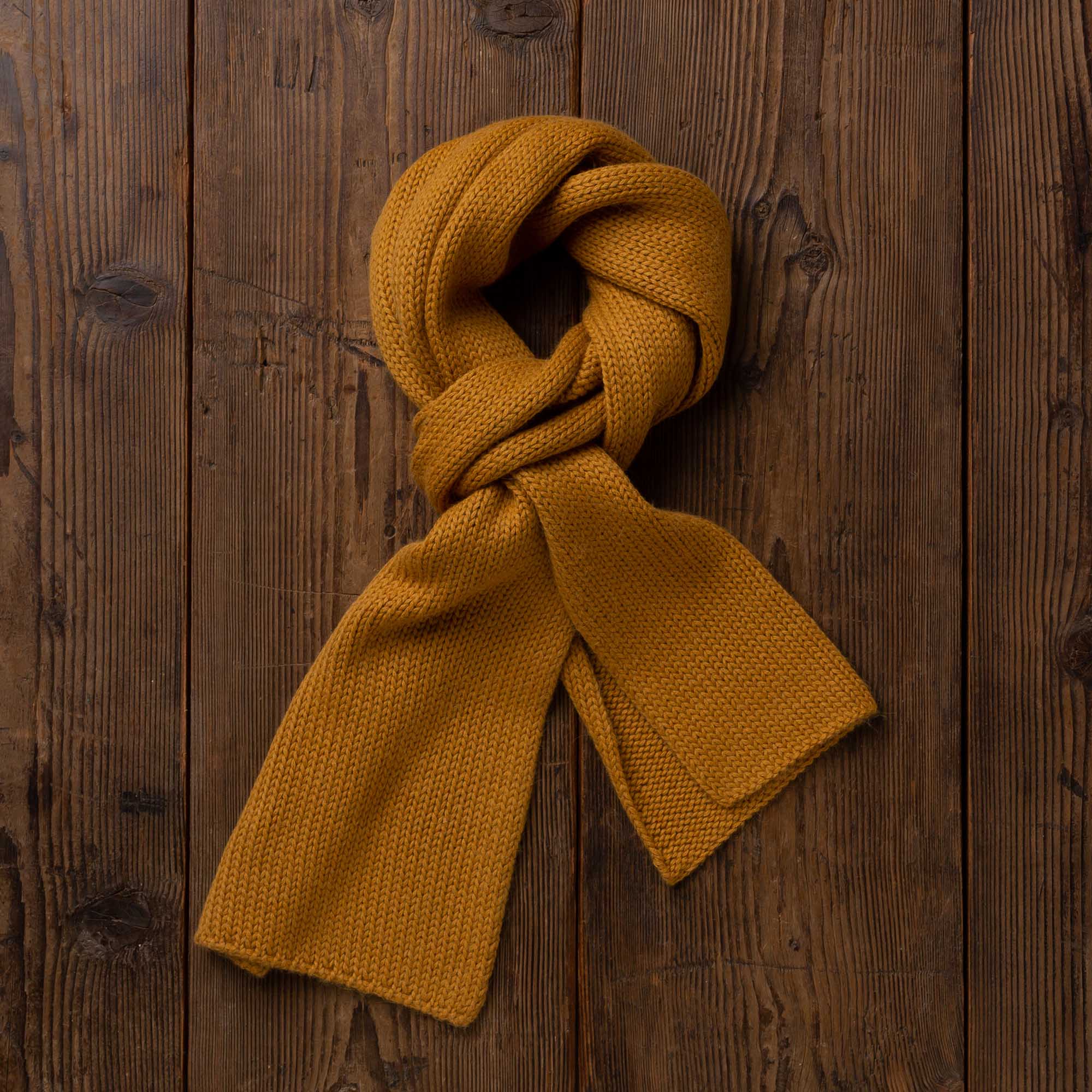 Davos Scarf | Ochre Yellow