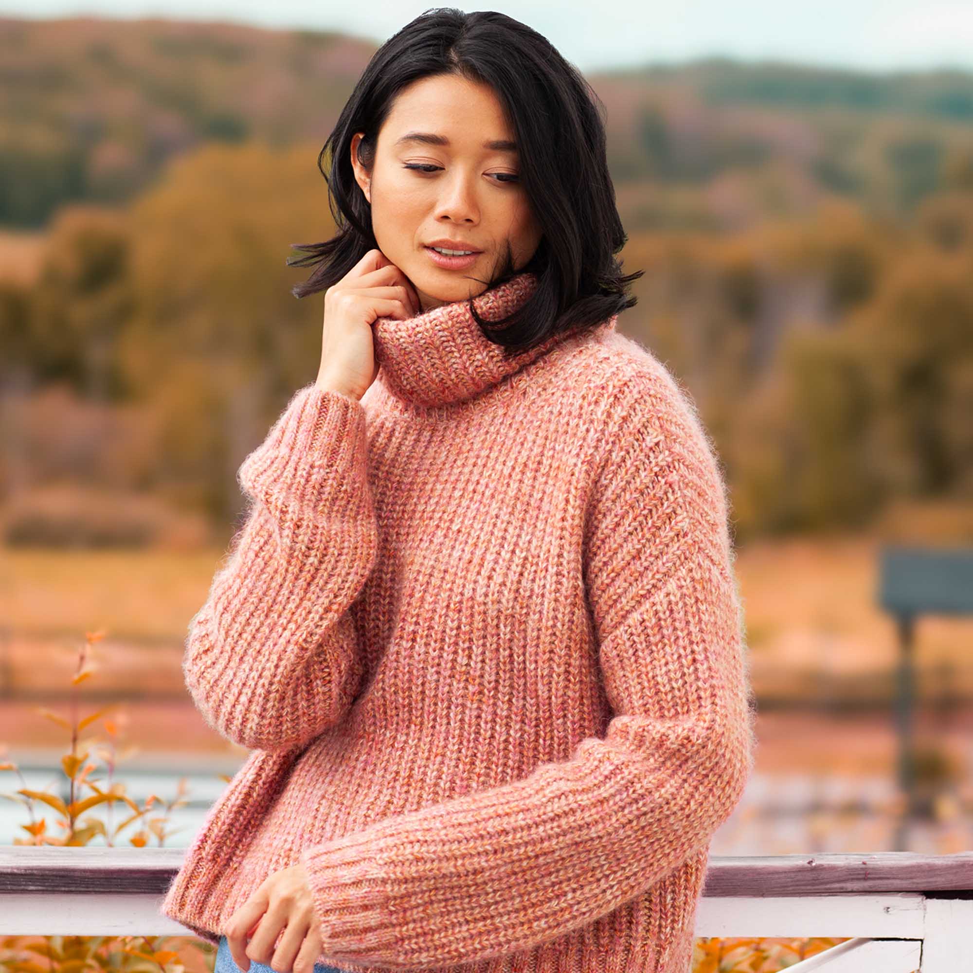 Francis Sweater | Coral Rose