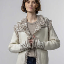 Hacienda Cardigan | Ivory / Taupe
