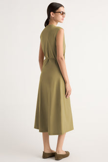 Karolina | Agnes Twist-Drape Jersey Dress in Size Extra Small