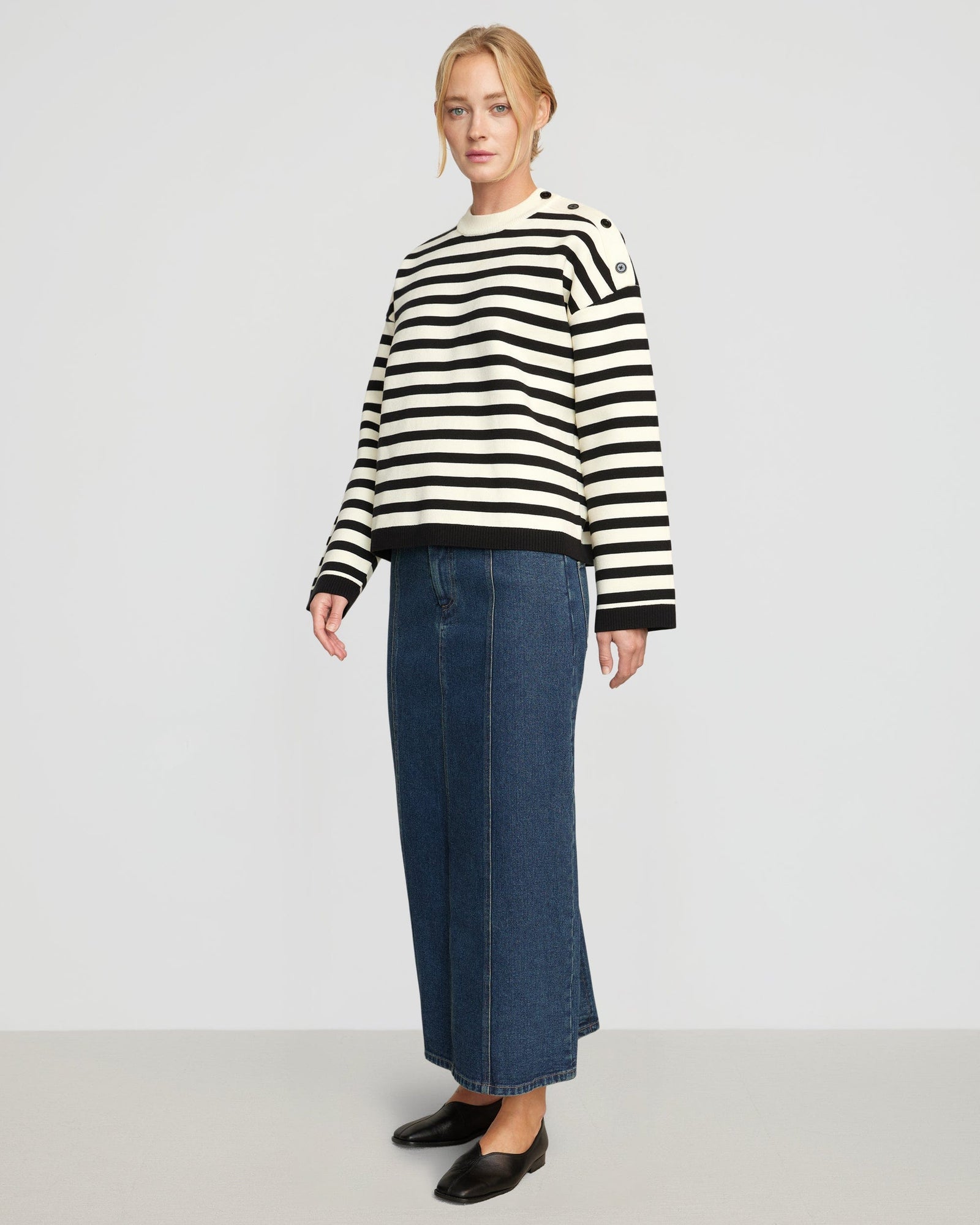 Riley | Riley Denim Maxi Skirt in Size Small