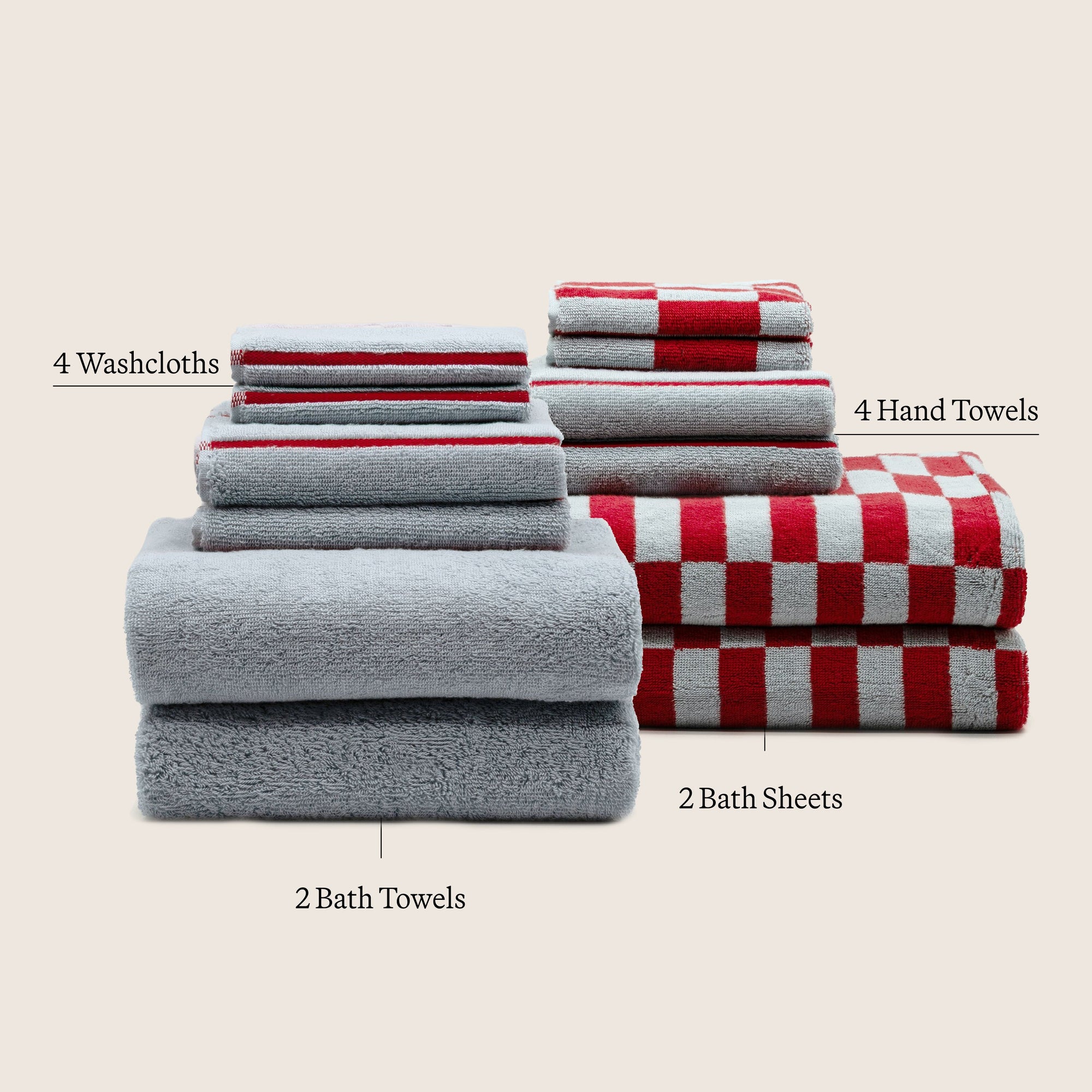 Pietra Australian Cotton Towels | Tan/Ecru