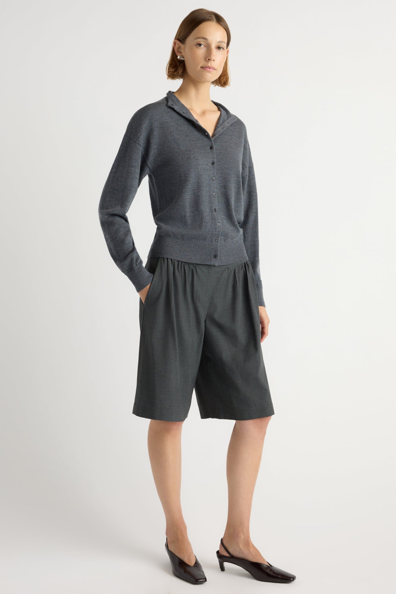 Mali | Arlen Suiting Bermuda Short in Size Small