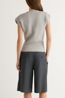 Renee | Arlen Suiting Bermuda Short in Size Extra Small
