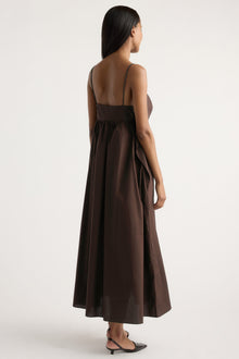 Isilda | Astrid Organic Cotton Foldover Dress in Size Extra Small