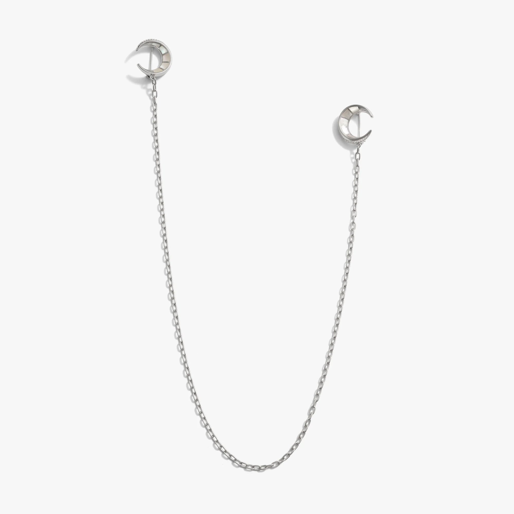 Awe Inspired  Accessories Double Crescent Moon Brooch