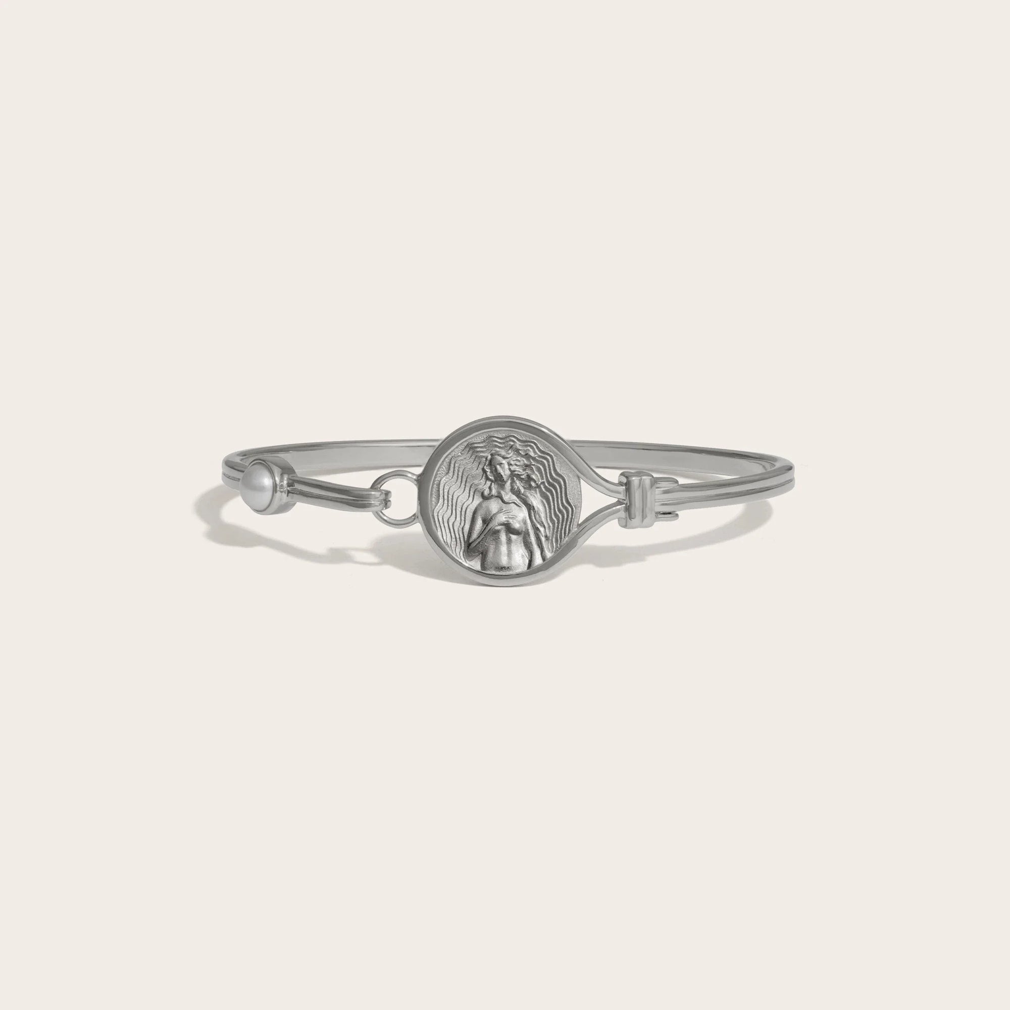 Awe Inspired Bracelets Sterling Silver / 6.3" / Aphrodite Goddess Cuff Bracelet