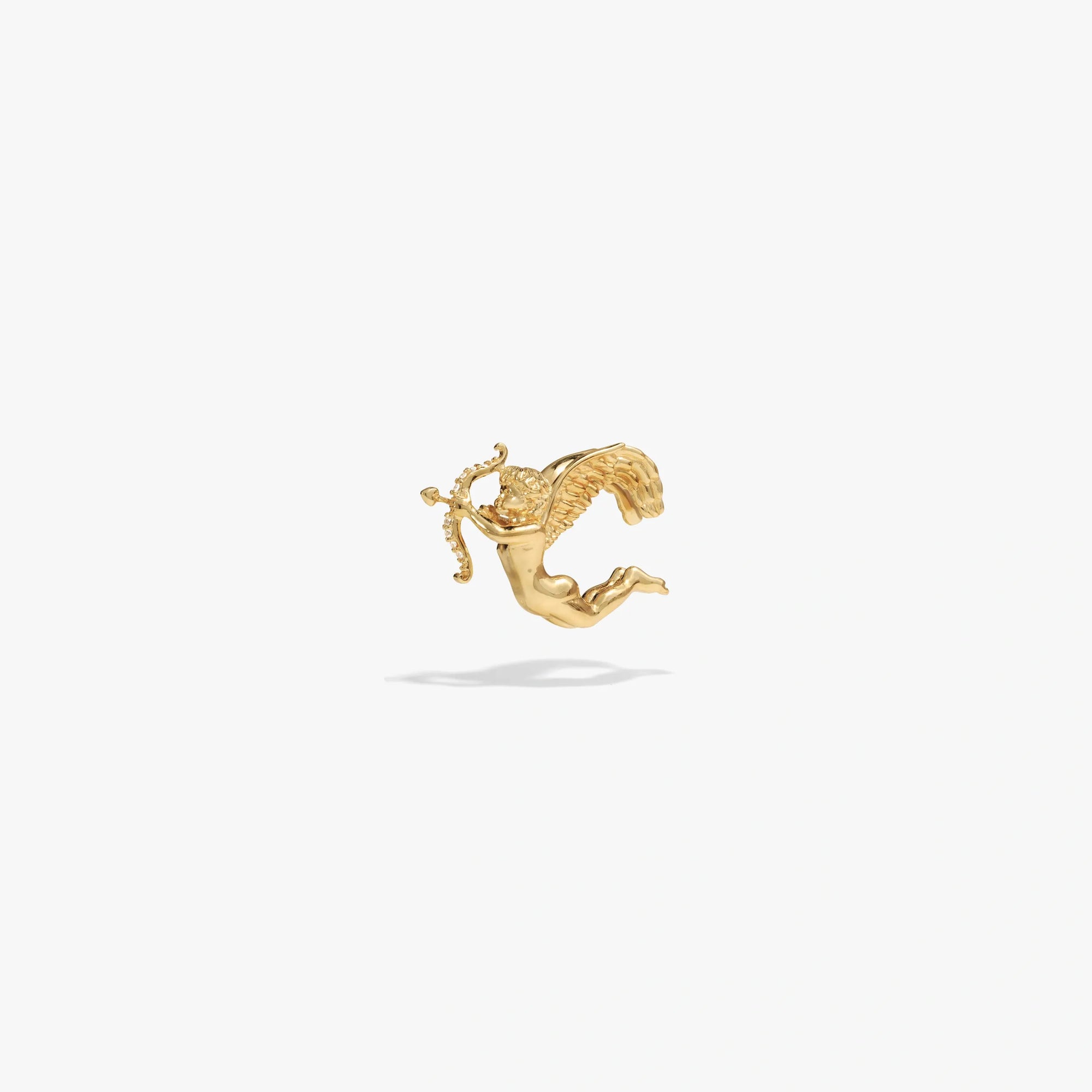Awe Inspired Earrings 14K Gold Vermeil Cupid Ear Cuff