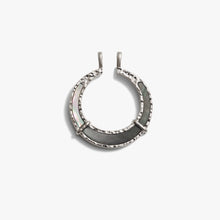 Awe Inspired Pendants Sterling Silver Black Mother of Pearl Goddess Halo