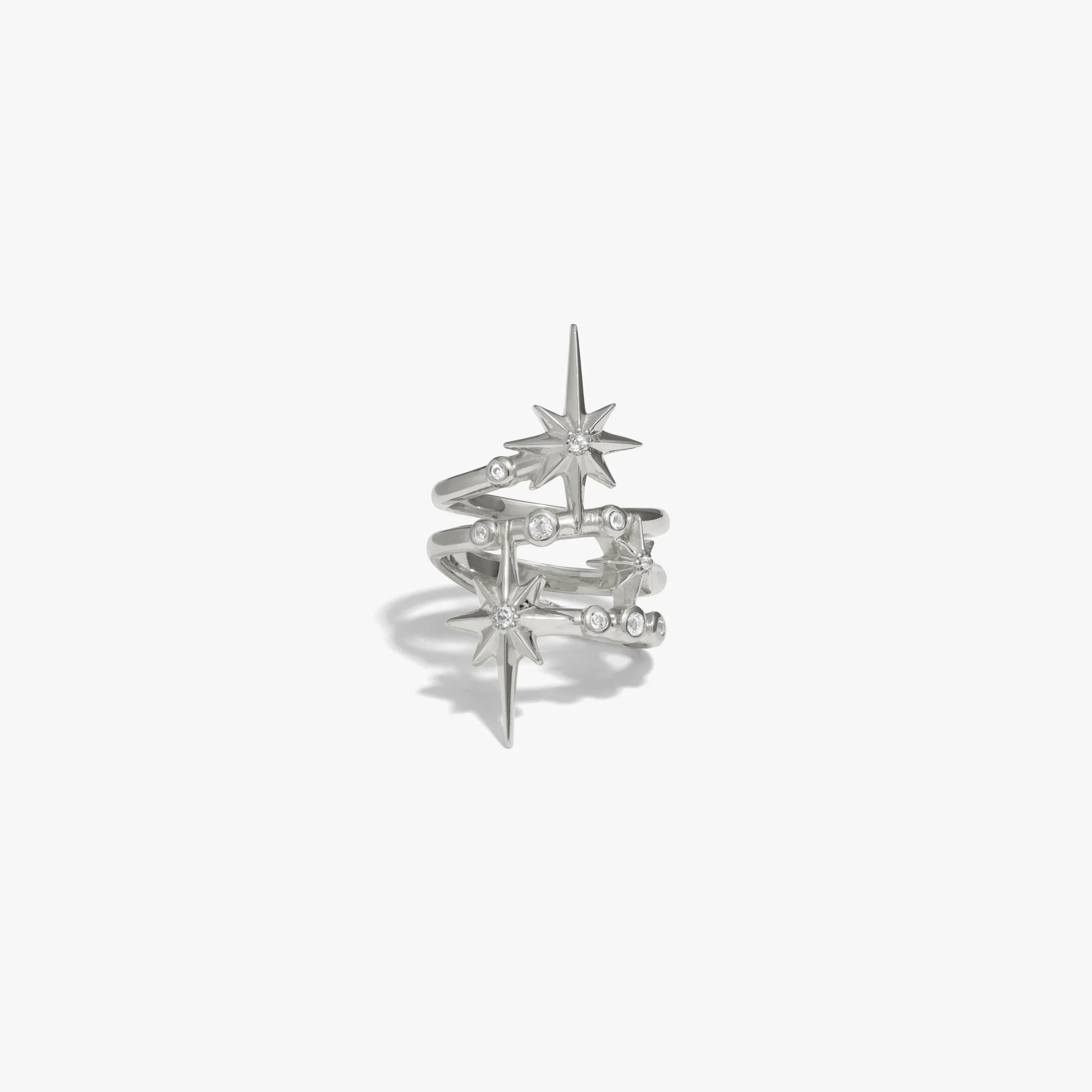Awe Inspired Rings 925 Sterling Silver / 6 Cosmic Wrap Ring