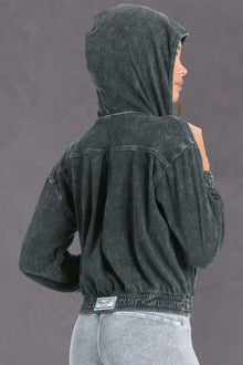 Women | Sporty HT Zip-Up Hoodie | Mineral Wash 6