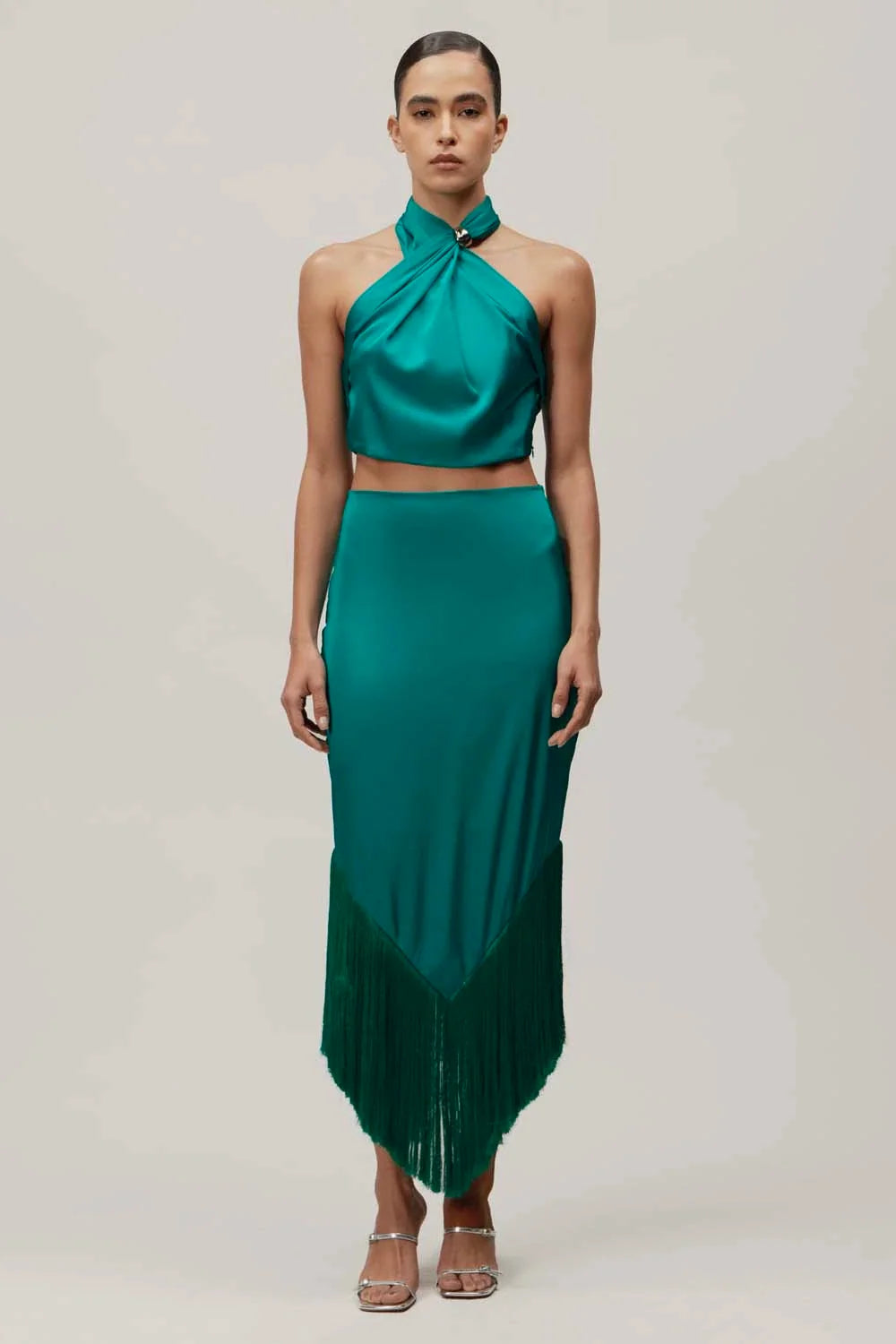 Amorino Maxi Skirt | Emerald