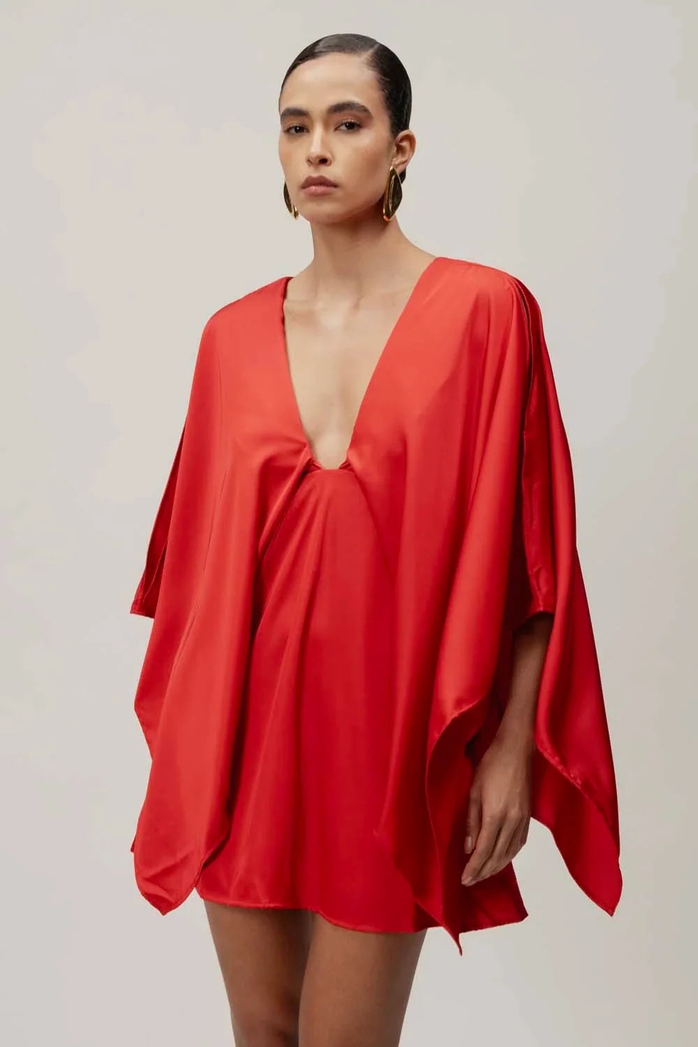 Pietro Mini Dress | Vivid Red