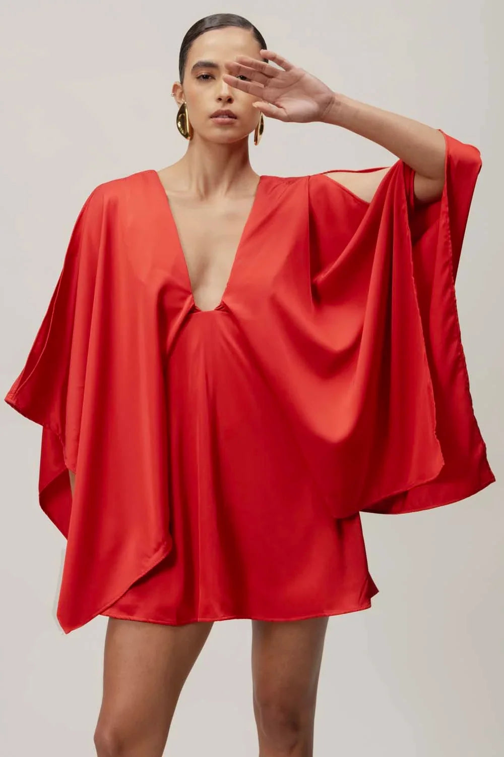 Pietro Mini Dress | Vivid Red