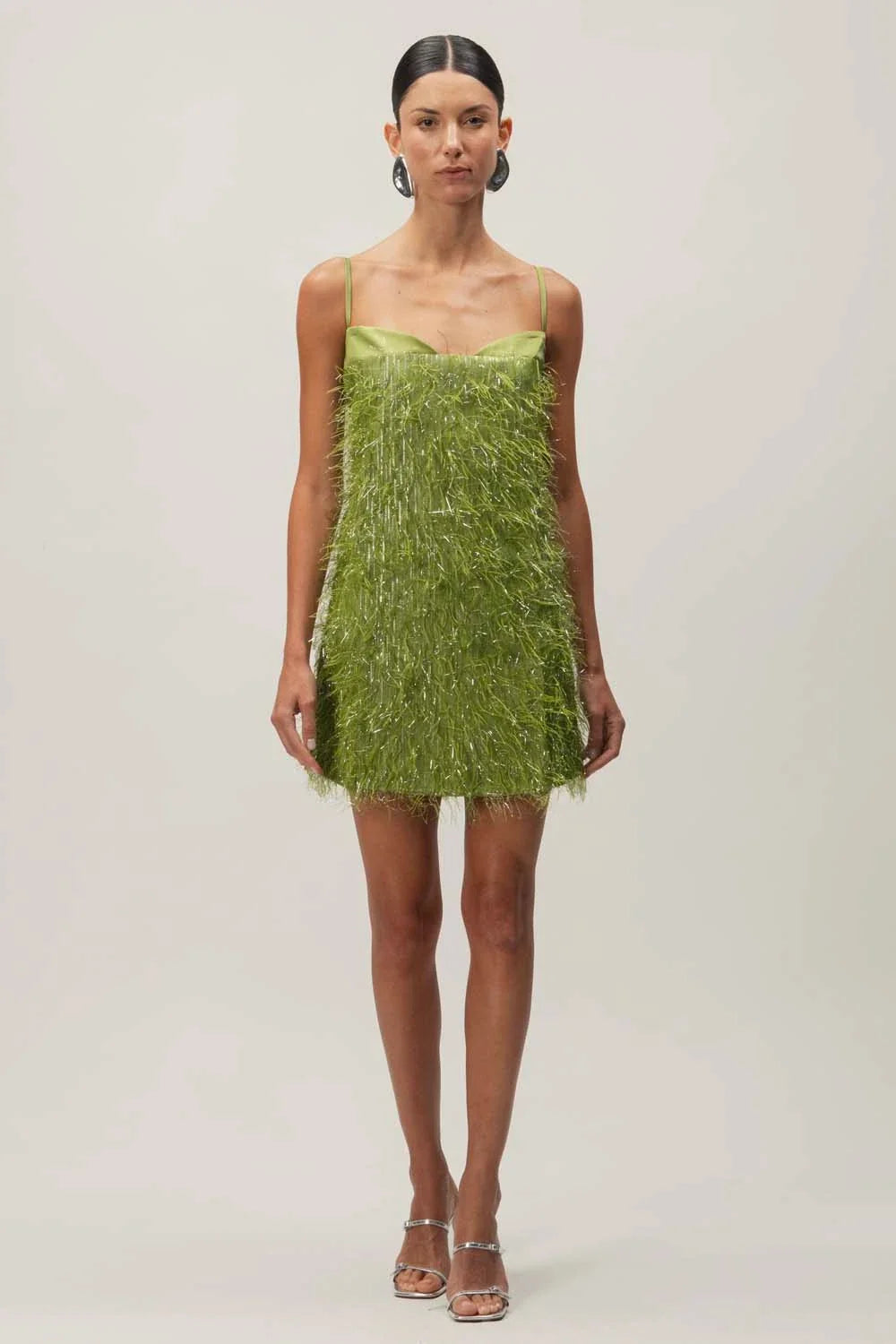 Medusa Mini Dress | Lime