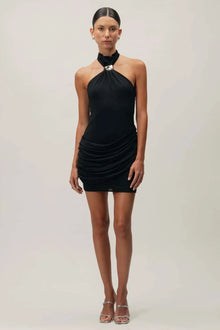 Moca Mini Dress | Coal