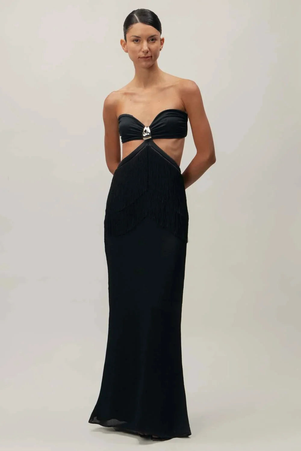 Dua Maxi Dress | Coal