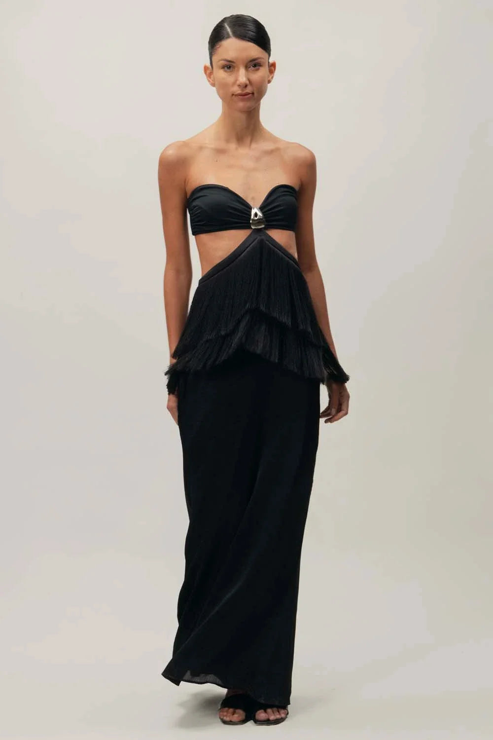 Dua Maxi Dress | Coal