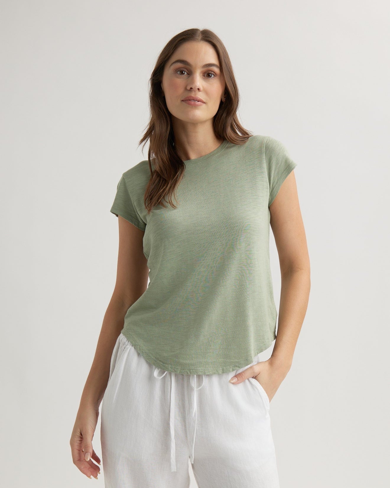 Baby Crew Tee | Olive Grove