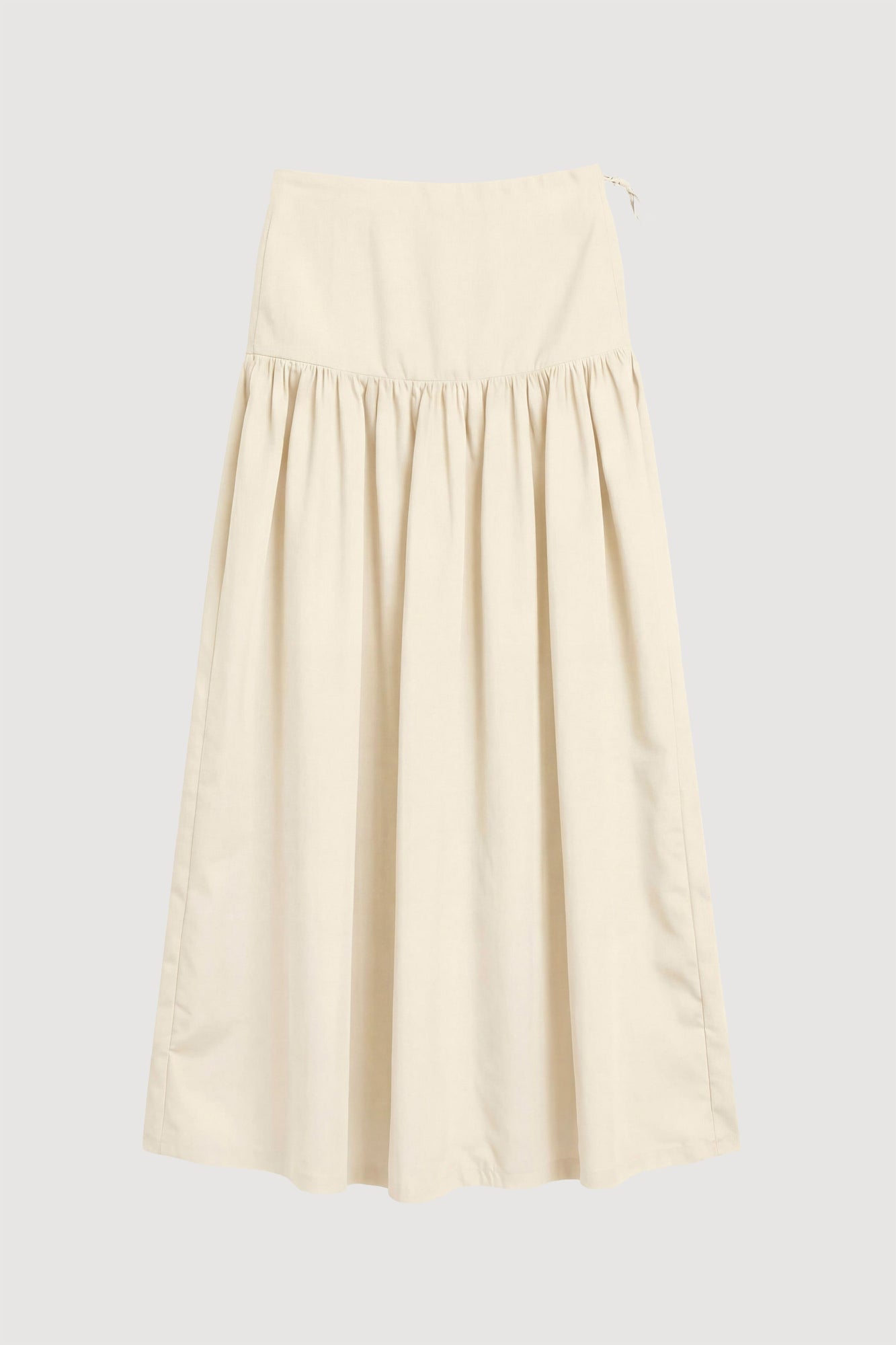 Arya | Bao Organic Cotton Drop-Waist Skirt in Size Small - Flat