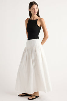 Karolina | Bao Organic Cotton Drop-Waist Skirt in Size Extra Small