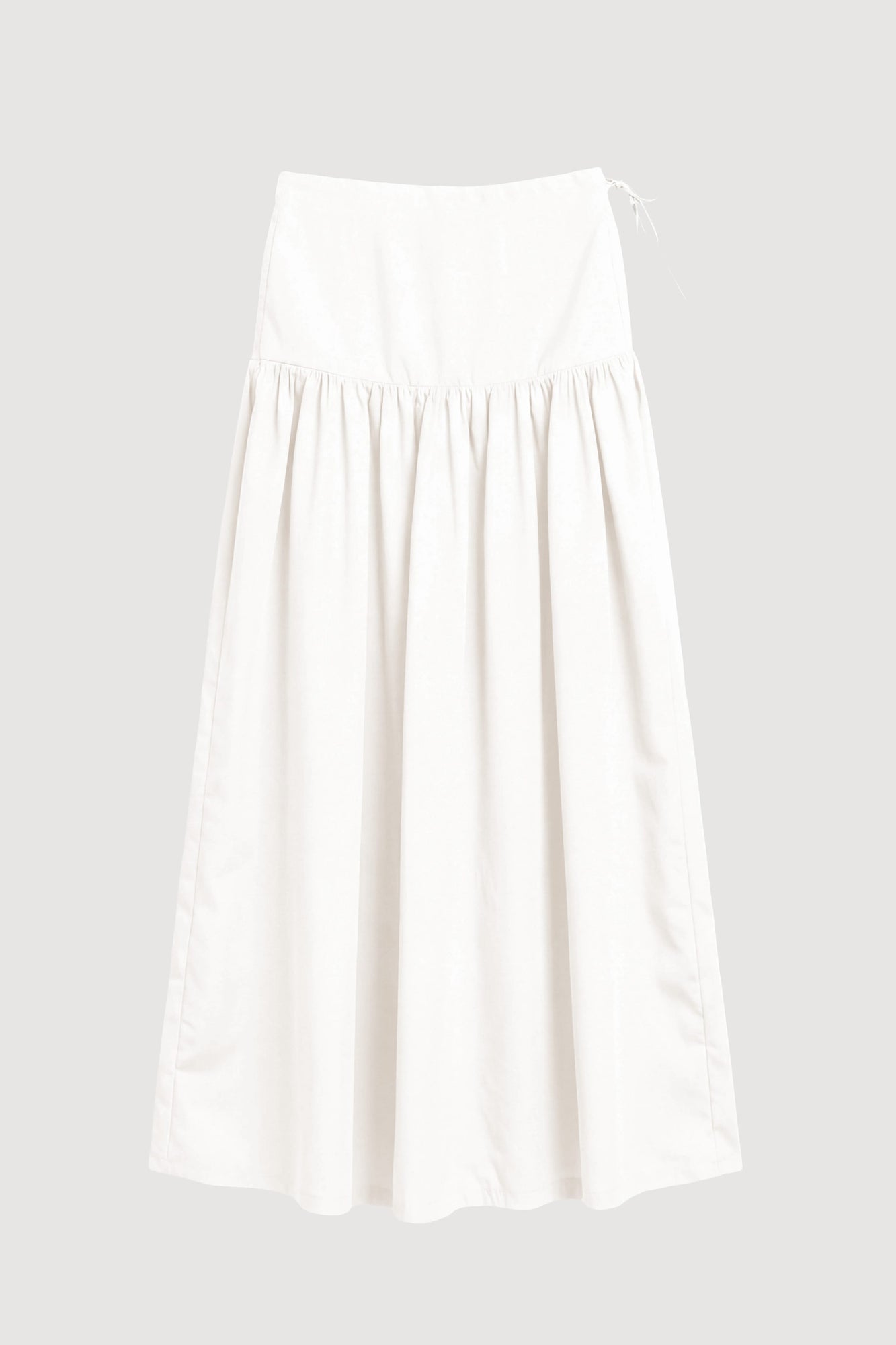Bao Organic Cotton Drop-Waist Skirt (Petite) | White