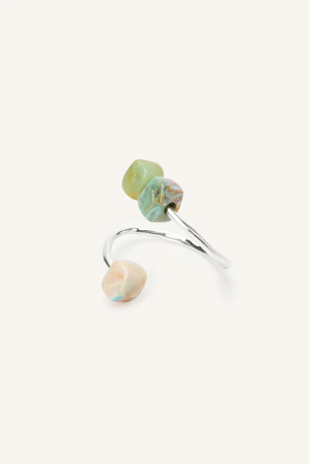 Pensiero Bracelet | Jadeite Silver