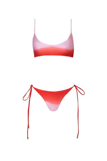 Itala Bikini Top | Persimmon