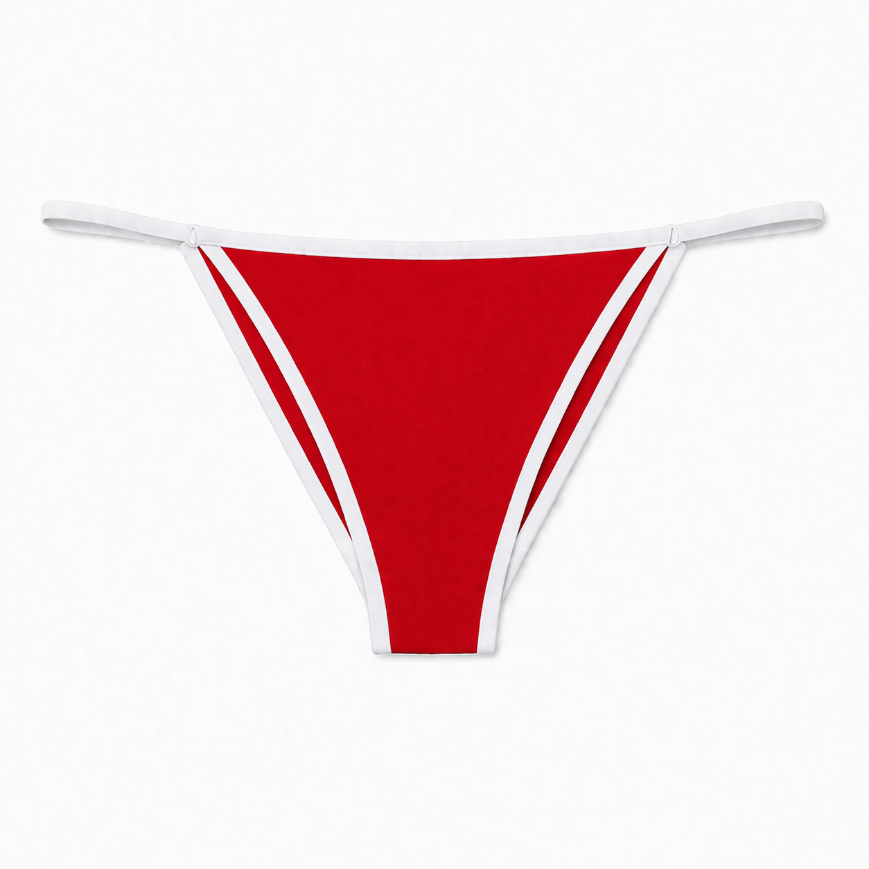 Bare Minimum Bottom | Red w/ White Contrast
