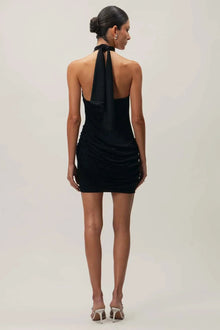 Moca Mini Dress | Coal