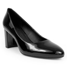 Betsy Dress Pump | Black Faux Soft Patent