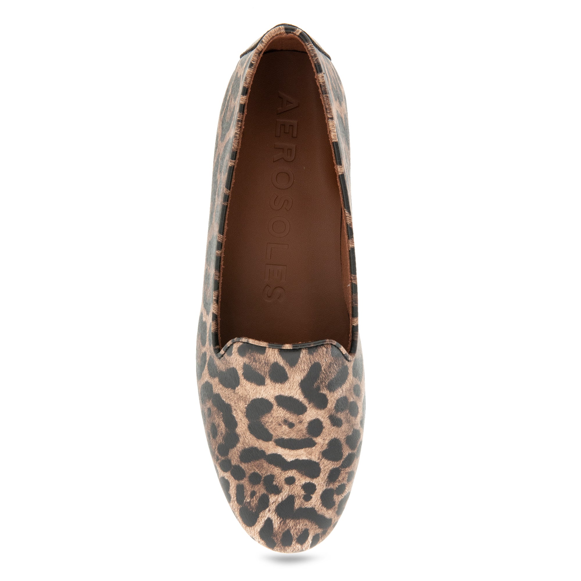 Betunia Casual Loafer | Tobacco Multi Faux Leopard Print