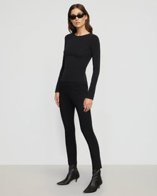 Renee | Bea Slim-Leg Ponte Stretch Pant in Size Extra Small
