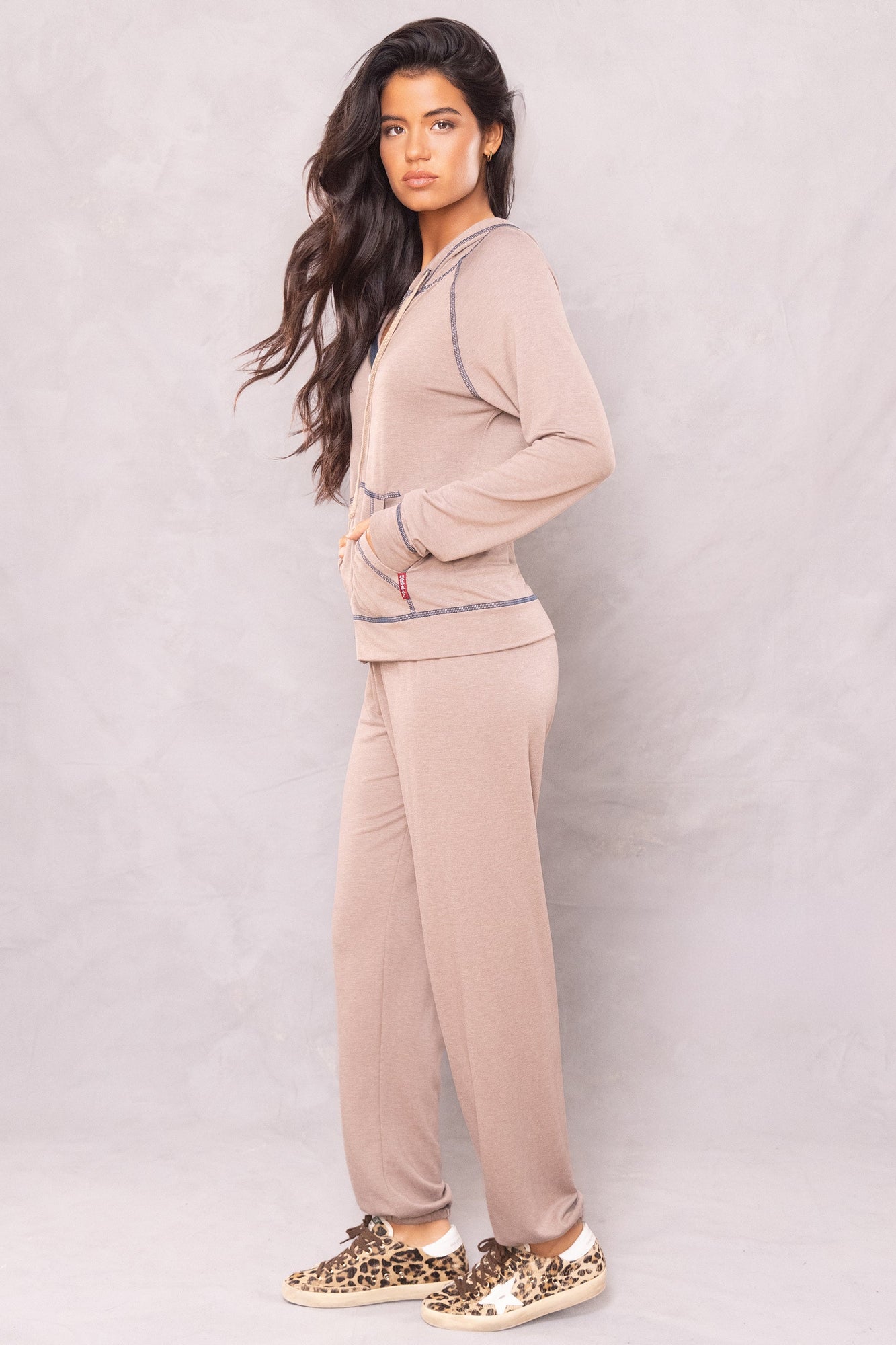 Women | Butter Terry Slouchy Pull-On Jogger | Woodsmoke